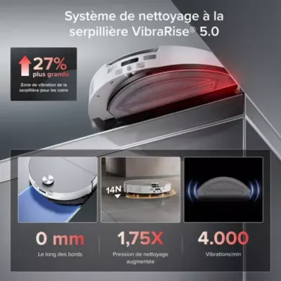 Roborock - Robot Aspirateur Laveur Saros 20 Sonic Complete — vue 10