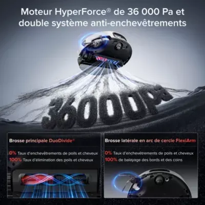 Roborock - Robot Aspirateur Laveur Saros 20 Sonic Complete — vue 11