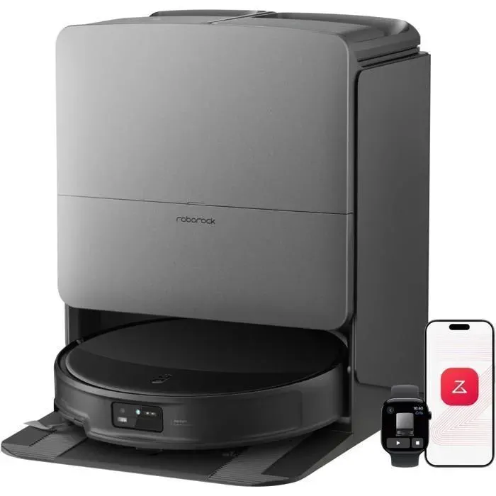 Roborock Saros 20 Robot Aspirateur Laveur 36000 Pa Châssis AdaptiLift 3.0 StarSight 2.0 Double Anti-enchevêtrements FlexiArm