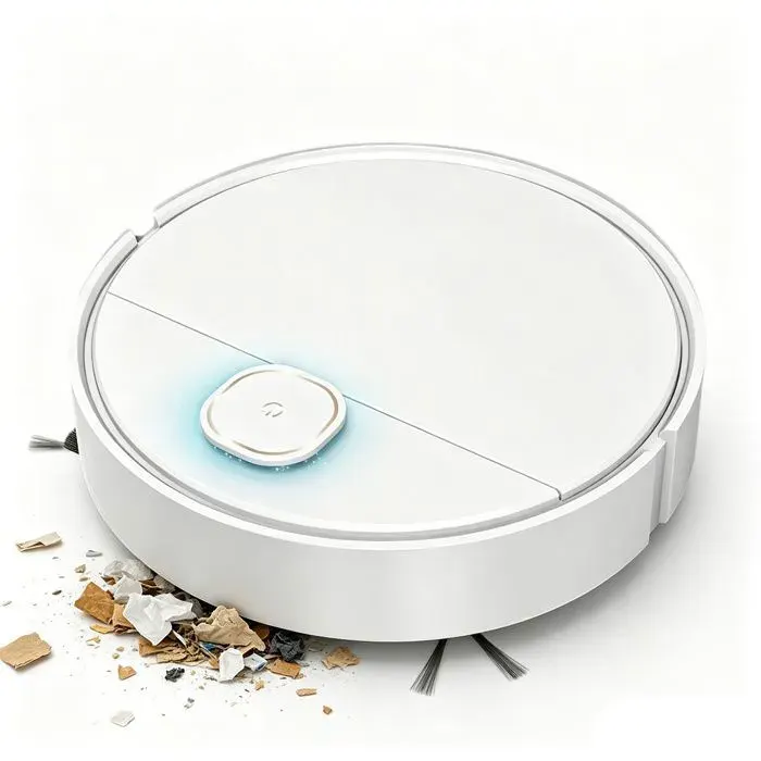 Robot aspirateur 3 en 1 forte puissance daspiration 1300pa - TepidBee - avce 1200mah batterie et conception anti-collision aspira
