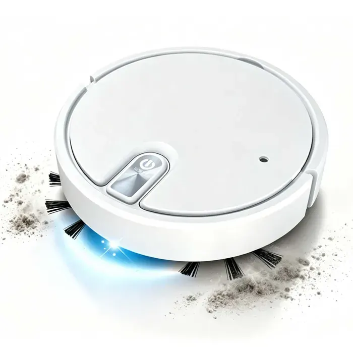 Robot aspirateur 5 en 1 25 x - TepidBee - 25 x 65 cm puissance daspiration 1300pa intelligent chargeur domestique durable blanc