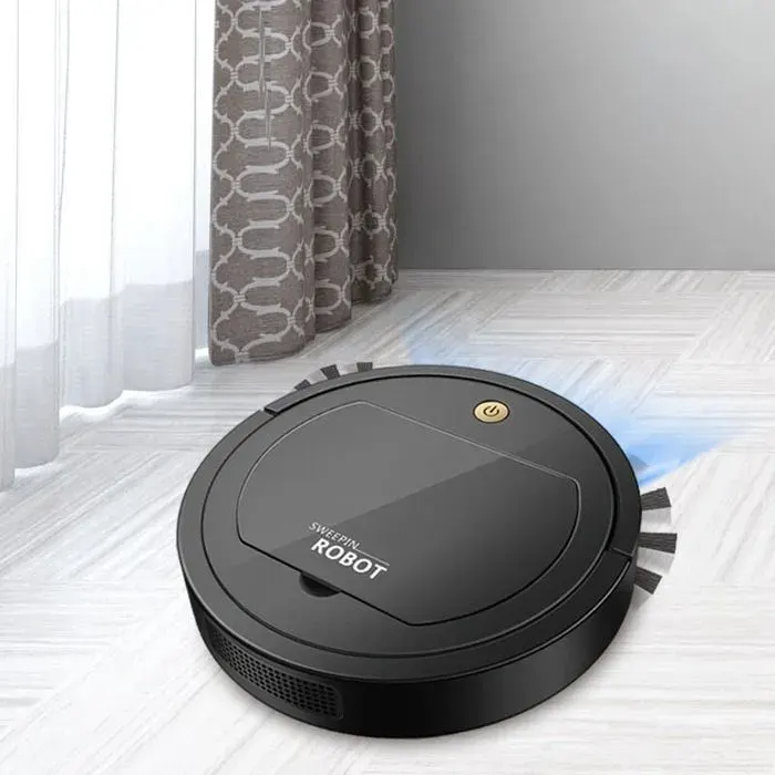 Robot Aspirateur Aspirateur Robot Puissant Anti-Collection Anti-Chute Mode Multiple pour Nettoyage Domestique/Poils