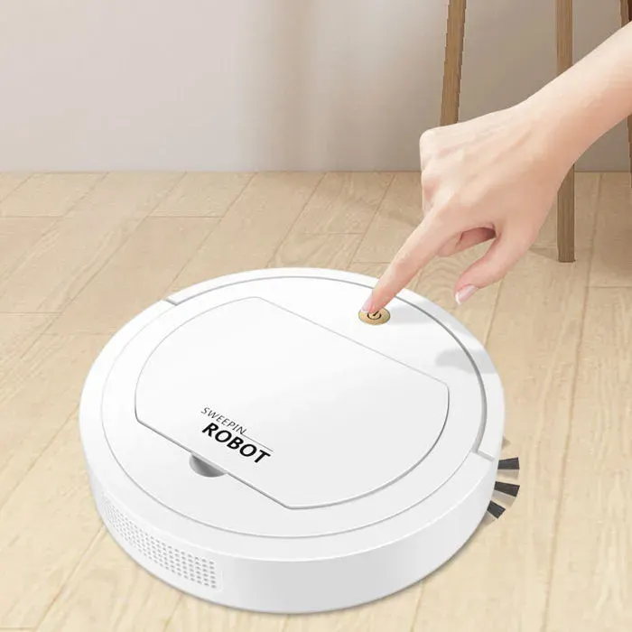 Robot Aspirateur Aspirateur Robot Puissant Anti-Collection Anti-Chute Mode Multiple pour Nettoyage Domestique/Poils danimaux