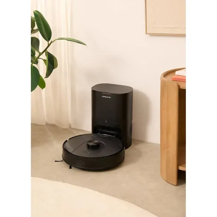 Robot aspirateur - Create - NETBOT LS50 - 5000Pa - Cartographie laser - Base de vidage automatique