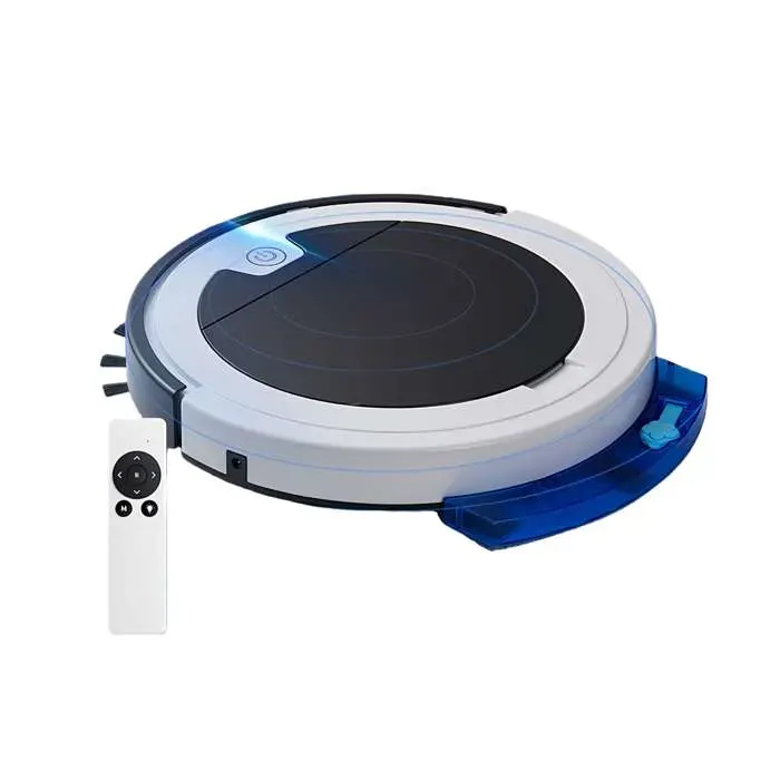 Robot Aspirateur Intelligent 3-en-1 : Balayage Aspiration et Lavage avec Navigation Planifiée Télécommande et Réservoir dEau
