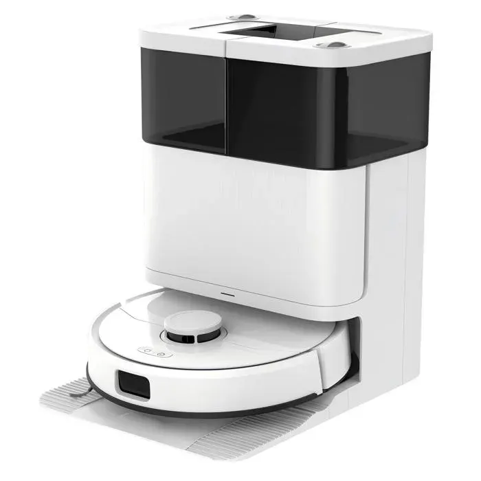 Robot aspirateur-laveur automatiques 10000Pa Batterie de 5 200 mAh et autonomie de 160 mins commande vocale intelligente et appq