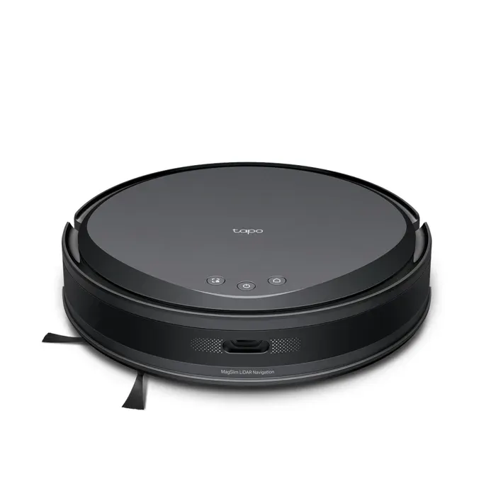 Robot aspirateur laveur - TP-LINK - Tapo RV20 Max - Aspiration 5300 Pa - Navigation LiDAR - Nettoyage humide — coloris Noir