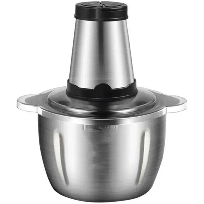 Robot culinaire 250W – 2 vitesses – 4 lames – bol 2L inox