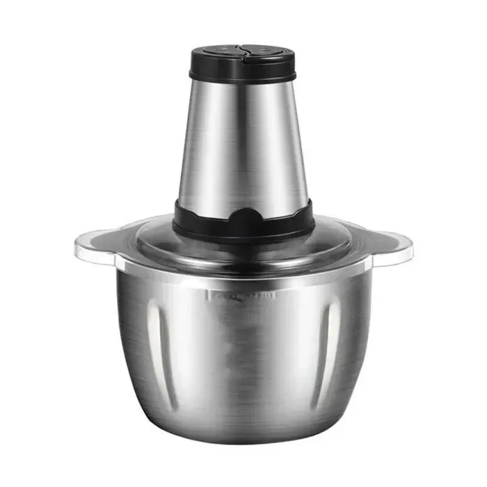 Robot culinaire électrique - JIANGZHA - 250 W - 2 vitesses - Bol 2 L en inox - Hachage rapide