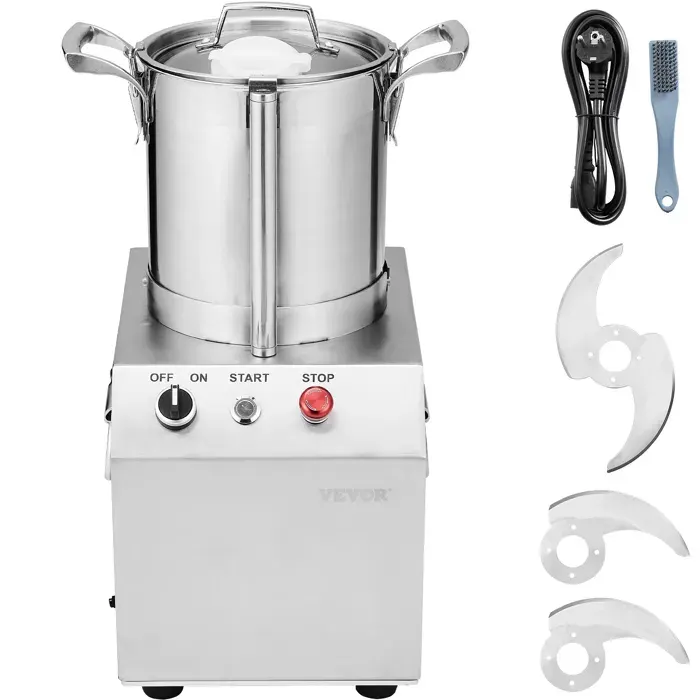 Robot Culinaire - VEVOR - SC-7304 - Acier Inoxydable - 4 L - 550 W - Multifonction