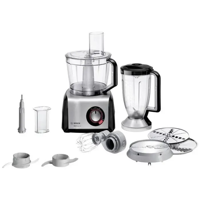 Robot de cuisine - BOSCH - MultiTalent 8 - 1250 W - Noir - Smart tool Detection