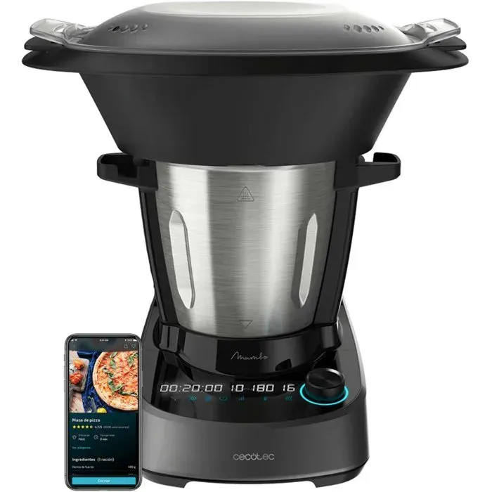 Robot de cuisine - CECOTEC - Mambo 11090 - 1600 W - 33 L - 37 fonctions - Gris