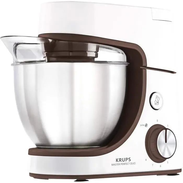Robot de cuisine - KRUPS - KA51K1 Master Perfect Duo - 1100W - 46 L - 5 vitesses