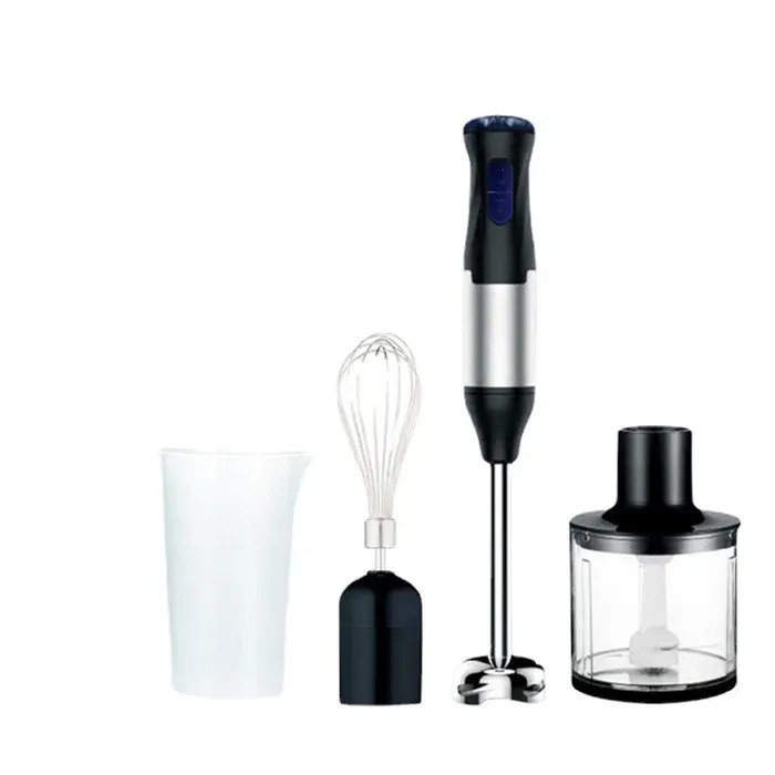 Robot de cuisine multifonction 1000W 5 vitesses hacheur mixeur batteur 220V noir