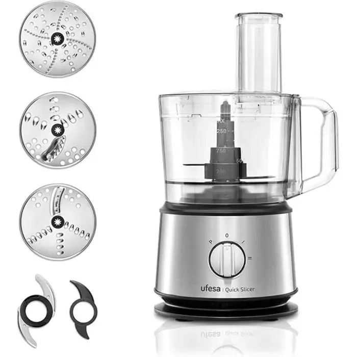 Robot de Cuisine - UFESA - Quickslicer - 1200W - 15L - Compact et Ergonomique