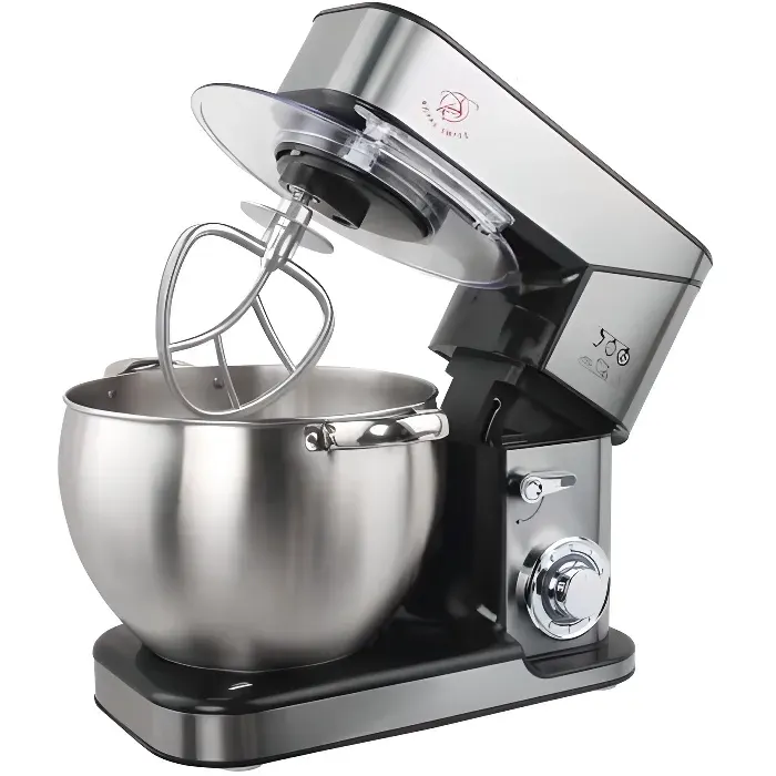 ROBOT DE PÂTISSERIE - ROYAL SWISS - 12L - 2000W - Acier inoxydable - 6 vitesses