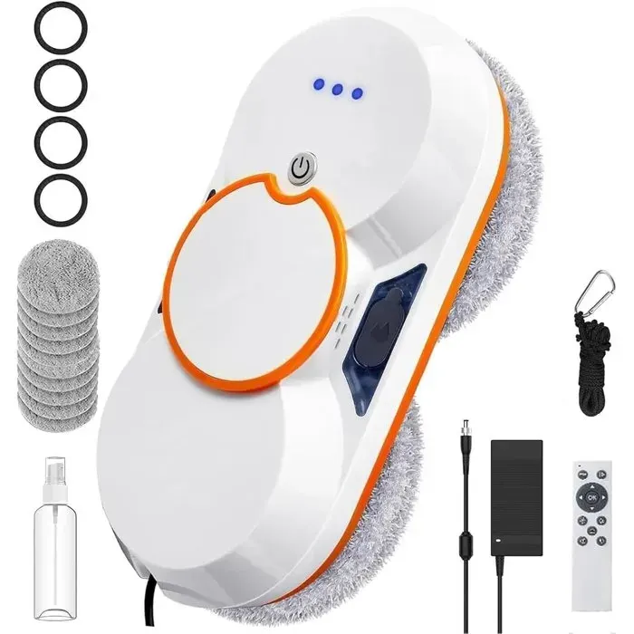 Robot lave-vitres automatique 3800 Pa pour une brillance sans traces robot lave-vitres pour immeubles de grande hauteur