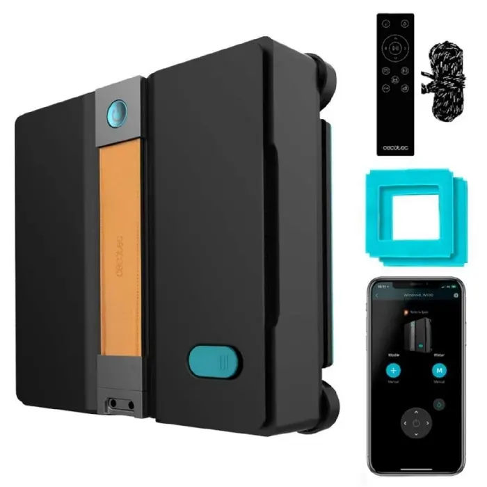 Robot lave-vitres - CECOTEC - Conga Windroid W50 Double Spray - Double spray - App & télécommande - 6300 Pa