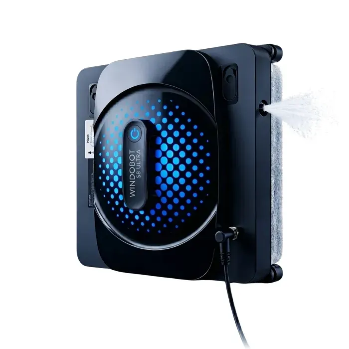 Robot lave-vitres - EZICLEAN - Windobot S8 ULTRA - Aspiration >6000Pa - Double pulvérisation intelligente - Navigation IA