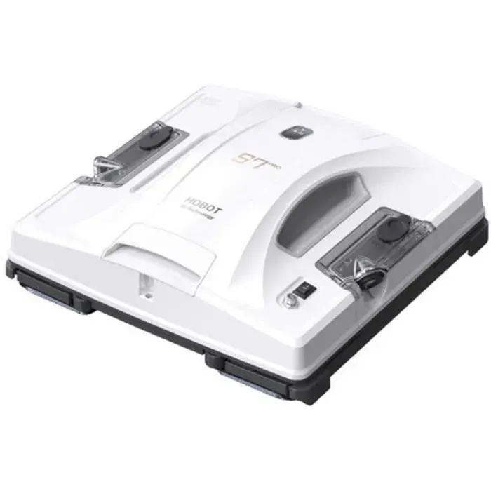 Robot lave-vitres - HOBOT - S7 PRO - Bluetooth - 4800 Pa - Pulvérisation ultrasonique double — coloris Blanche