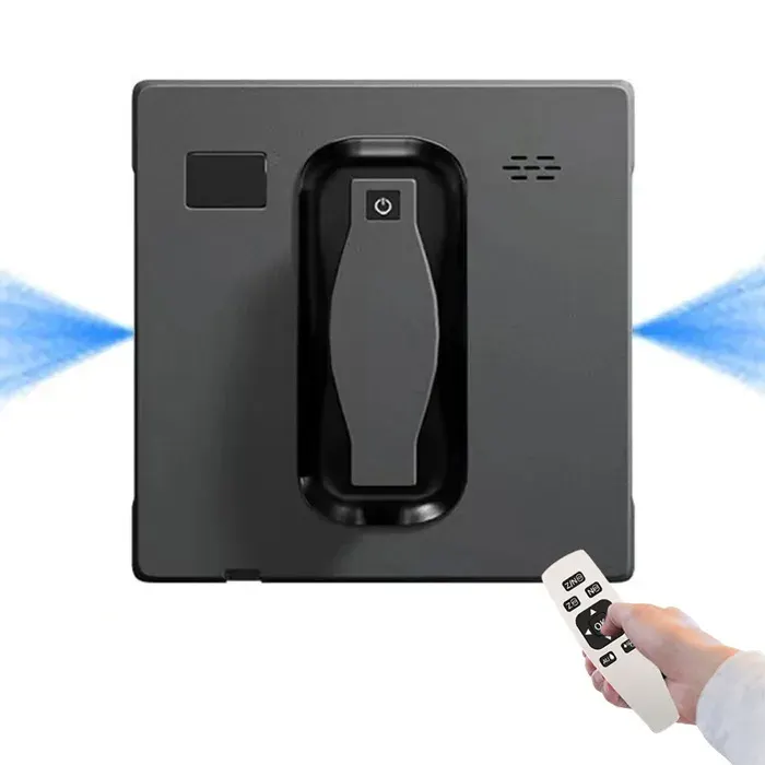 Robot lave-vitres intelligent 3200 Pa application et télécommande Bluetooth instructions vocales trois modes de nettoyage