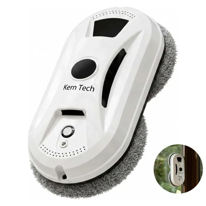 Robot lave-vitres- Kern Tech -80W 500mAh Protection contre les coupures de courant commande à distance pratique et fonctionnel
