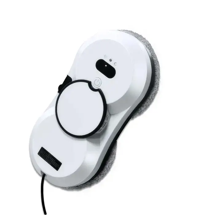 Robot Lave-Vitres Ultra-Puissant 6000PA - Nettoyage Intelligent par Pulvérisation Sécurité Anti-Chute (Corde 5m)