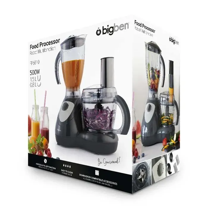 Robot Multifonction - BIGBEN INTERACTIVE - FP6010 - 500W - 15L - 4 Vitesses
