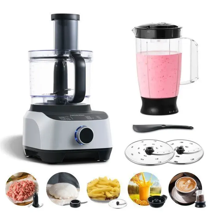Robot multifonctionrobot de cuisineRobot pâtissier11 en 11300Wpuissante Petrir/Mixer/Extrateur de Jus3.5 L 3 vitesses