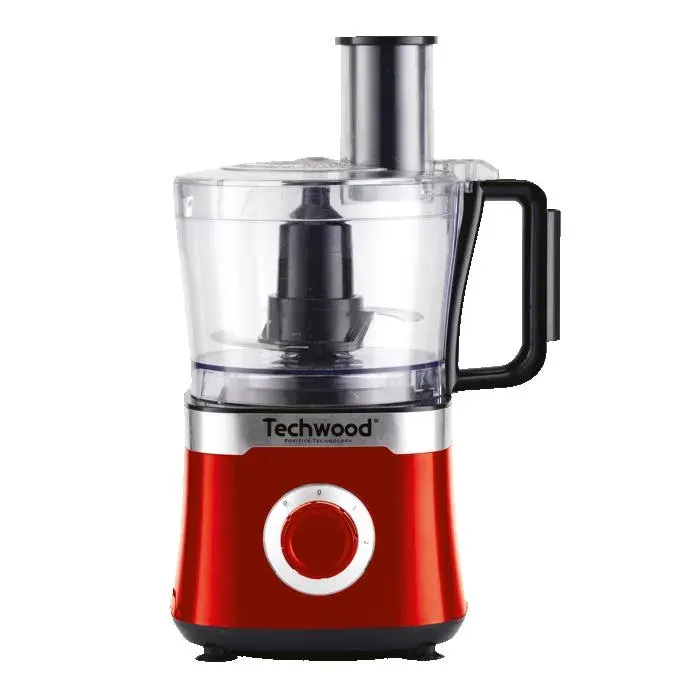 Robot Multifonctions 800W - Techwood TRO-6855 - 3 vitesses - Réservoir 15L - Coloris Rouge