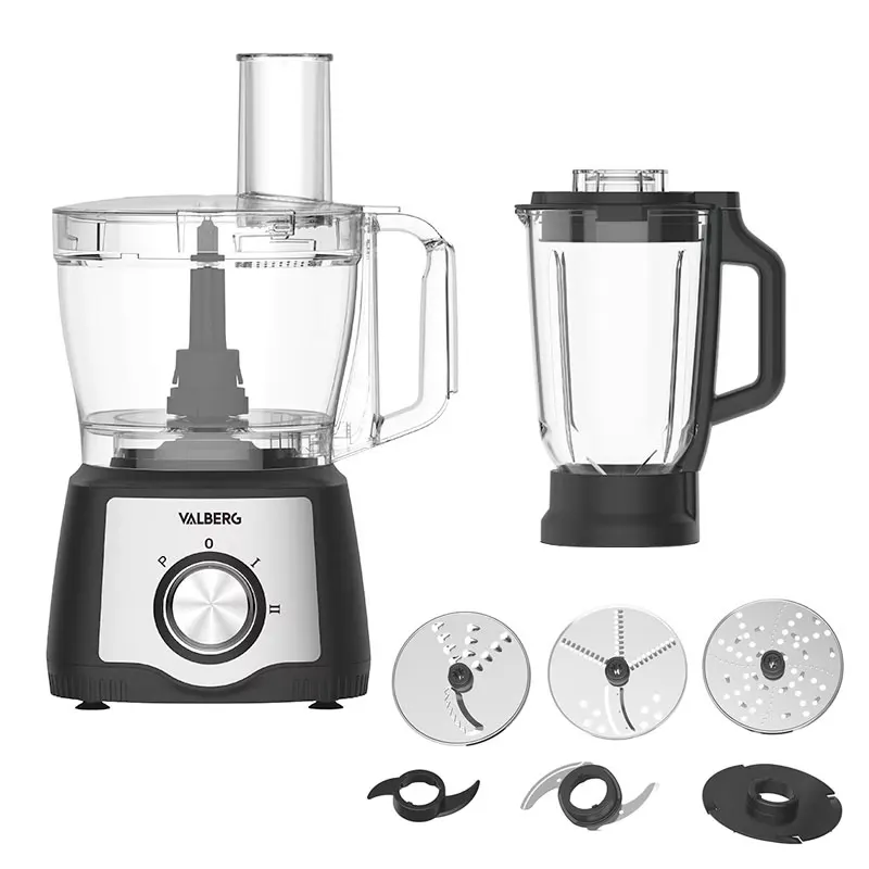 Robot Multifonctions Valberg Vb-fp1220bk 1200w — coloris Noir