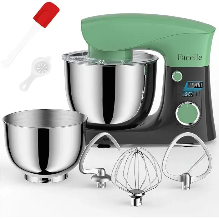 Robot Patissier 1500 W 55L& 45L Robot Cuisine Multifonctions