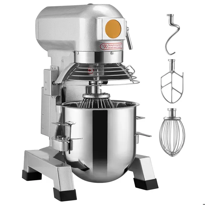 Robot Pâtissier - DUOKU - B20B - 1100 W - 187 L - 3 Vitesses Réglables