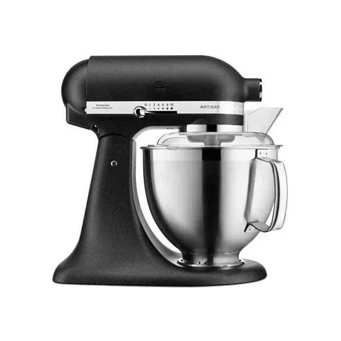 Robot pâtissier - KITCHEN AID - 5KSM185PSEBK - 48L - 10 vitesses - Noir truffe