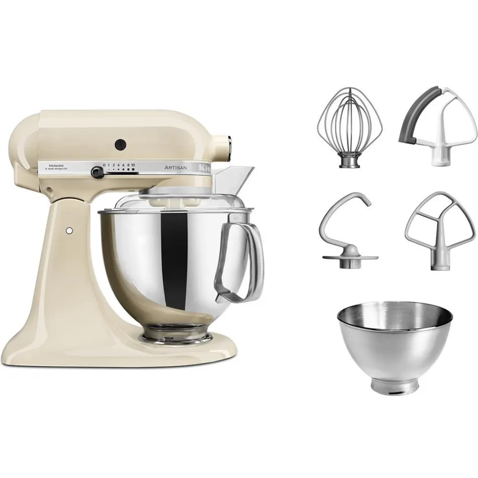 Robot pâtissier KITCHENAID 5 KSM 175 PSEAC — coloris Crème