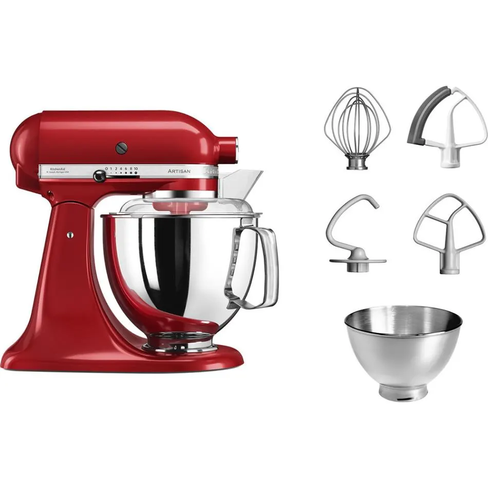 Robot pâtissier KITCHENAID 5 KSM 175 PSEER — coloris Rouge