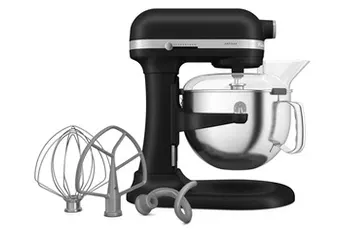 Robot pâtissier KitchenAid ARTISAN noir A BOL RELEVABLE 5,6L - 5KSM60SPXEBM