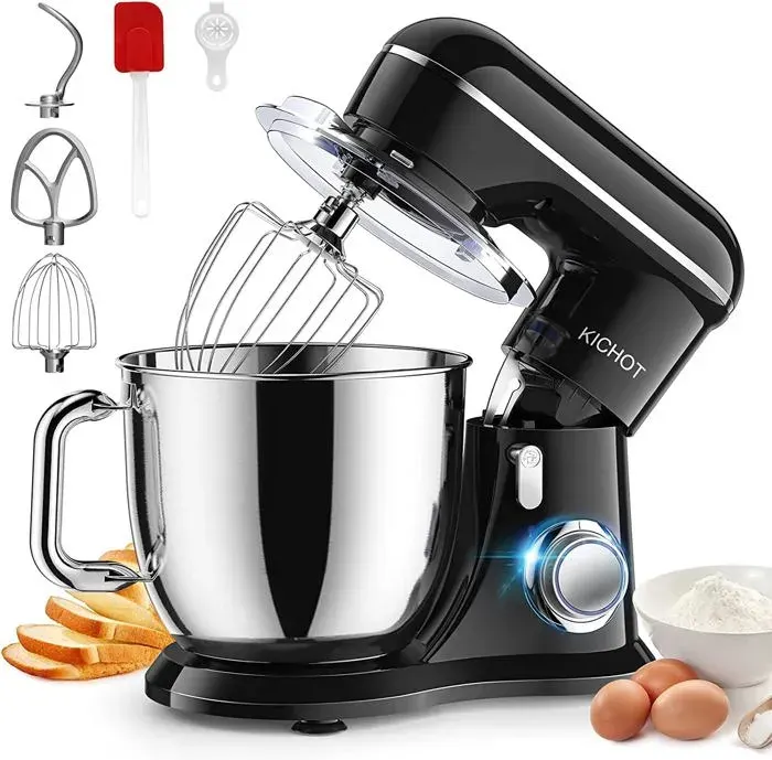 Robot Pâtissier - LAMPESECOENERGIE - KICHOT - 10 Vitesses - 45L - Multifonction