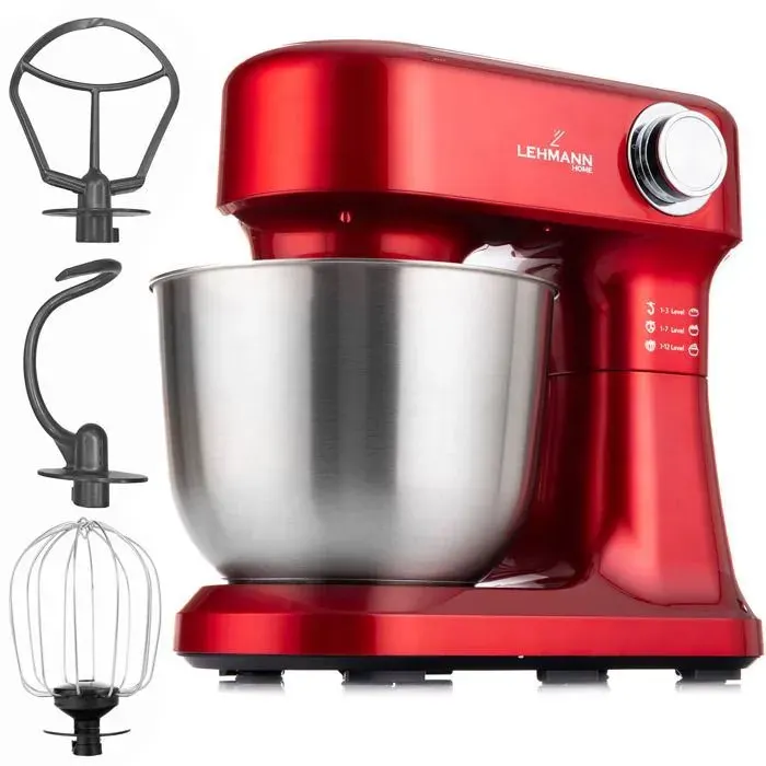 Robot pâtissier - LEHMANN - Celesto - 1500 W - Bol 5 L - 12 vitesses