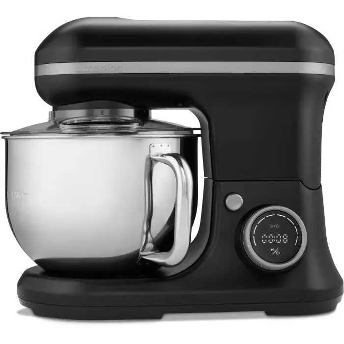 Robot pâtissier - MEDION - MD18420 - 1200 W - 5 L - 8 vitesses - Bol à glace - Noir