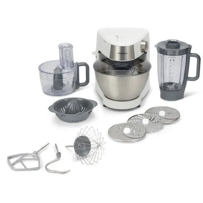 Robot patissier multifonction KENWOOD Prospero KHC291A.H0WH - Blender Bol multifonction 3 disques Presse agrumes Bol inox