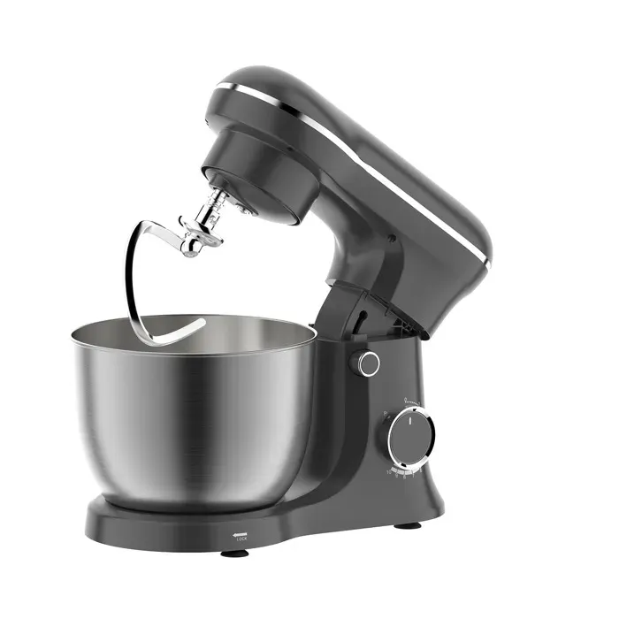 Robot Pâtissier professionnel 1500W 5L pétrin robot de cuisine multifonctionnel silencieux batteur sur socle 6 vitesses