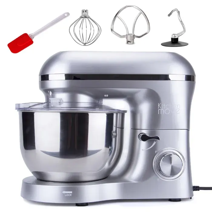 Robot patissier VIPER - Gris acier - Multifonction - 1500W - Bol 5.5L