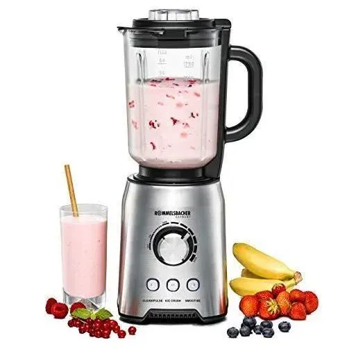 ROMMELSBACHER MX 1250 Blender 1200 en acier inoxydable 175 l