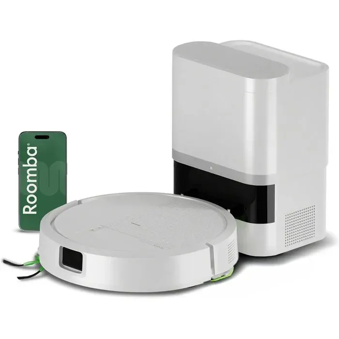 Roomba 115 Combo+ Base Autoempty Robot Aspirateur Laveur 2En1 15KPa LiDAR Brosse Étendue Pour Nettoyage Sec Et Humide