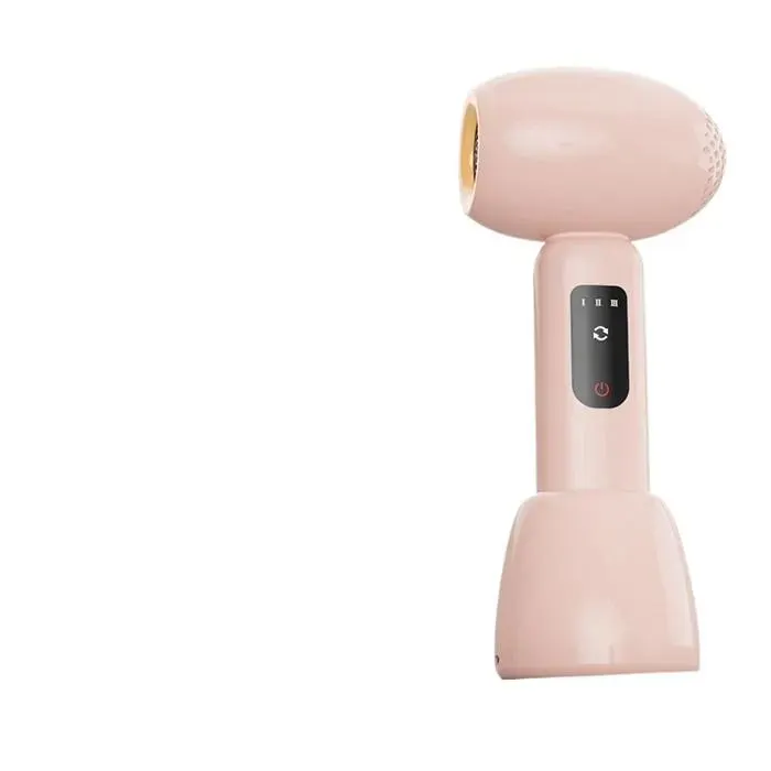Rose Sèche-cheveux bébé sans fil portable silencieux rechargeable usage domestique faible puissance séchage rapide sécurité