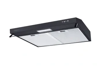 Rosières RHC638/1PN - Hotte - standard - largeur : 59.6 cm - profondeur : 49.6 cm - evacuation & recyclage - avec moteur interne - Black Pearl — vue 2