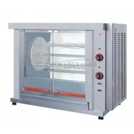 Rôtissoire Professionnelle Electrique - COMBISTEEL - 3 broches - 5400 Watt - Gris