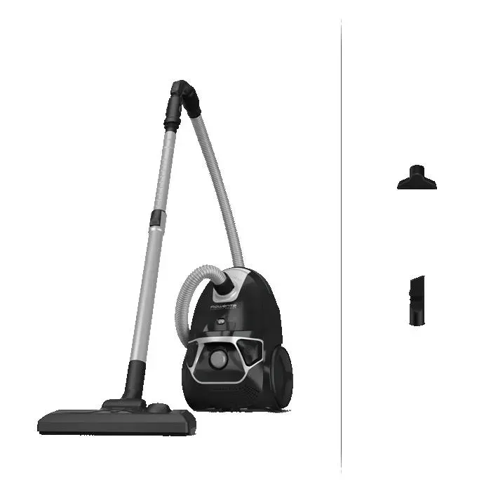 Rowenta Aspirateur avec sac Moteur basse consommation 900 W max Compact 3L Sac Hygiène+ Grand rayon daction RO3945EA