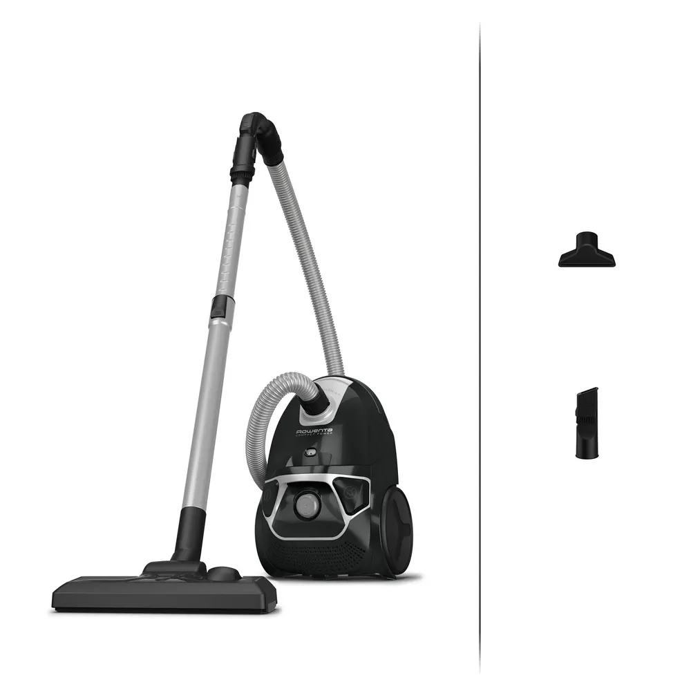 Rowenta Aspirateur avec sac Moteur basse consommation 900 W max Compact 3L Sac Hygiène+ Grand rayon daction RO3945EA — vue 2